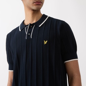 Tipped Piqu&eacute; Knit Polo Shirt