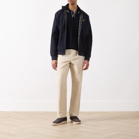 Tipped Piqu&eacute; Knit Polo Shirt