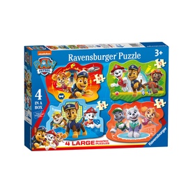 Paw Patrol: Four Large Shaped Jigsaw Puzzles