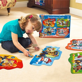 Paw Patrol: Four Large Shaped Jigsaw Puzzles