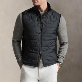 Logo Hybrid Quilted Gilet