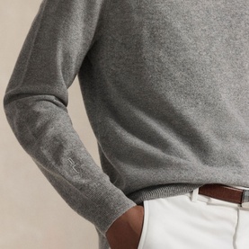 Washed Cashmere Knitted Hoodie
