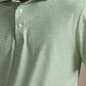 Vine Logo Tailored Golf Performance Polo Shirt