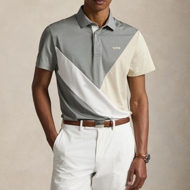 Logo Tailored Golf Performance Polo Shirt