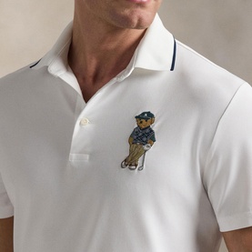 Polo Bear Logo Tailored Polo Shirt