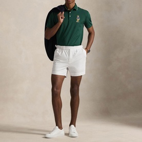 Polo Bear Logo Tailored Polo Shirt