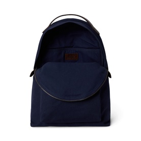 Polo Bear Logo Canvas Backpack