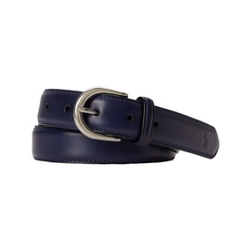 Pony Logo Full-Grain Leather Belt