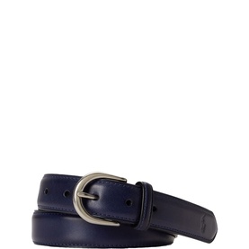 Pony Logo Full-Grain Leather Belt