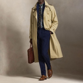 Single-Breasted Seersucker Jacket