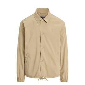 Shadow Stripe Seersucker Coach Jacket