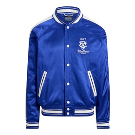 Wimbledon Logo Satin Bomber Jacket