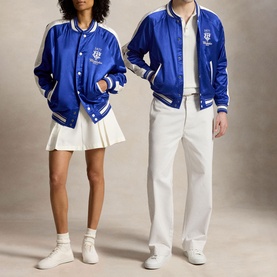 Wimbledon Logo Satin Bomber Jacket