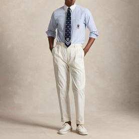 Wimbledon Logo Striped Shirt