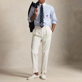 Wimbledon Logo Striped Shirt