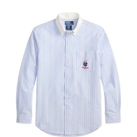 Wimbledon Logo Striped Shirt