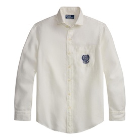 Wimbledon Logo Linen Shirt