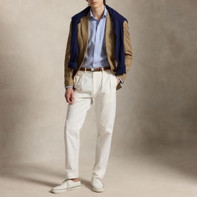 Wimbledon Logo Linen Shirt