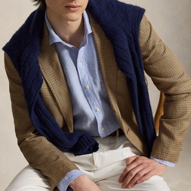 Wimbledon Logo Linen Shirt