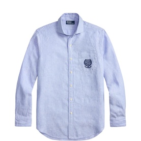 Wimbledon Logo Linen Shirt