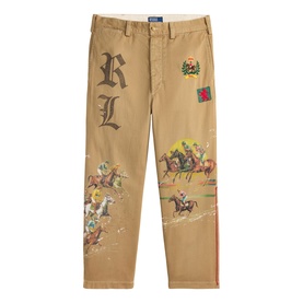 Burroughs Logo Oversized Chinos