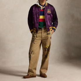 Burroughs Logo Oversized Chinos