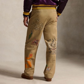 Burroughs Logo Oversized Chinos