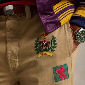 Burroughs Logo Oversized Chinos