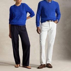 The Iconic Cable Knit Cashmere Sweater