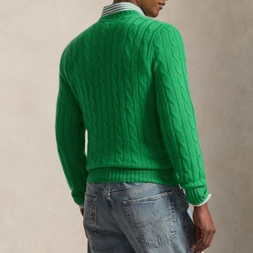 The Iconic Cable Knit Cashmere Sweater