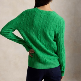 The Iconic Cable Knit Cashmere Sweater