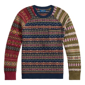 Fair-Isle Knit Sweater