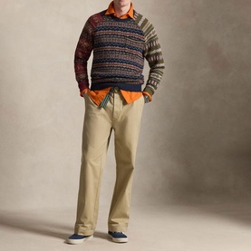 Fair-Isle Knit Sweater