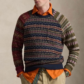 Fair-Isle Knit Sweater