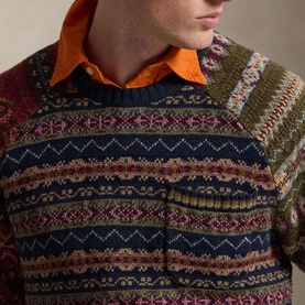 Fair-Isle Knit Sweater