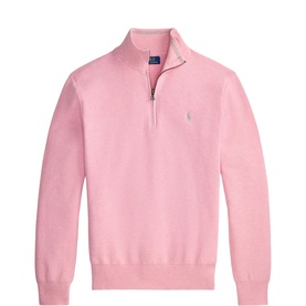 Polo Player Logo Half-Zip Sweater