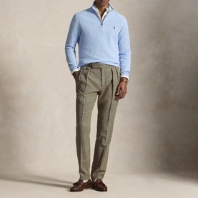 Polo Player Logo Half-Zip Sweater