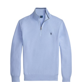 Polo Player Logo Half-Zip Sweater