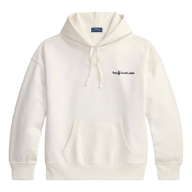 Pony Logo Relaxed Fleece Hoodie