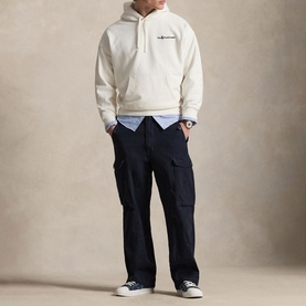 Pony Logo Relaxed Fleece Hoodie