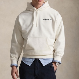 Pony Logo Relaxed Fleece Hoodie