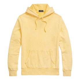 Loopback Logo Fleece Drawstring Hoodie