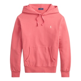 Loopback Logo Fleece Drawstring Hoodie