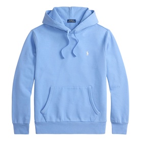 Loopback Logo Fleece Drawstring Hoodie
