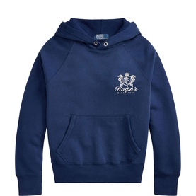 Logo Back Graphic Fleece Hoodie