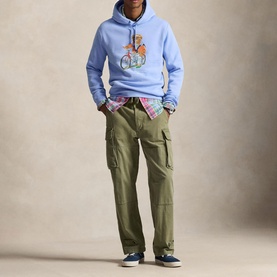 Polo Bear Logo Fleece Hoodie