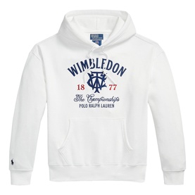 Wimbledon Logo Relaxed Fit Hoodie