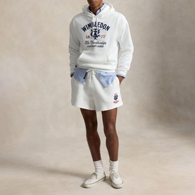 Wimbledon Logo Relaxed Fit Hoodie