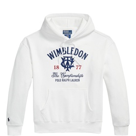 Wimbledon Logo Relaxed Fit Hoodie