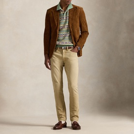 Sullivan Pony Logo Slim Leg Jeans
